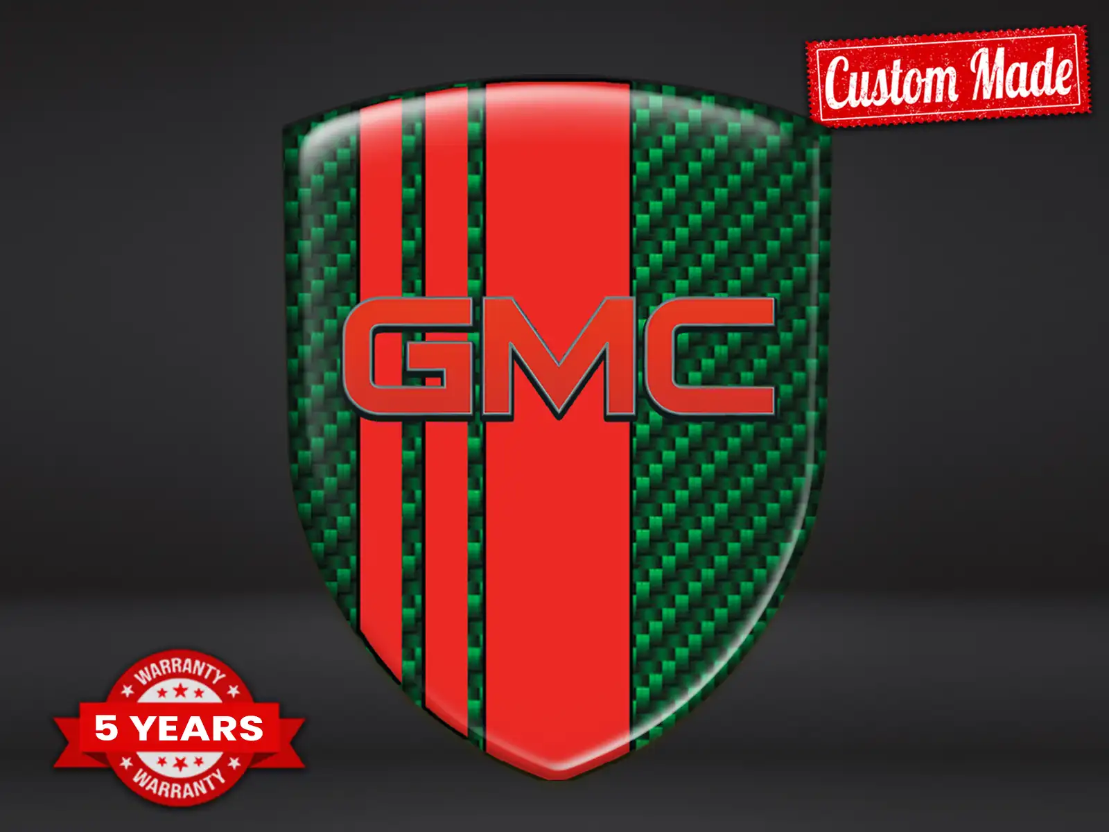 GMC Autocollants Silicone Auto Édition Qualité Perso